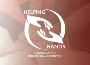 A poster about the Helping Hands community outreach project