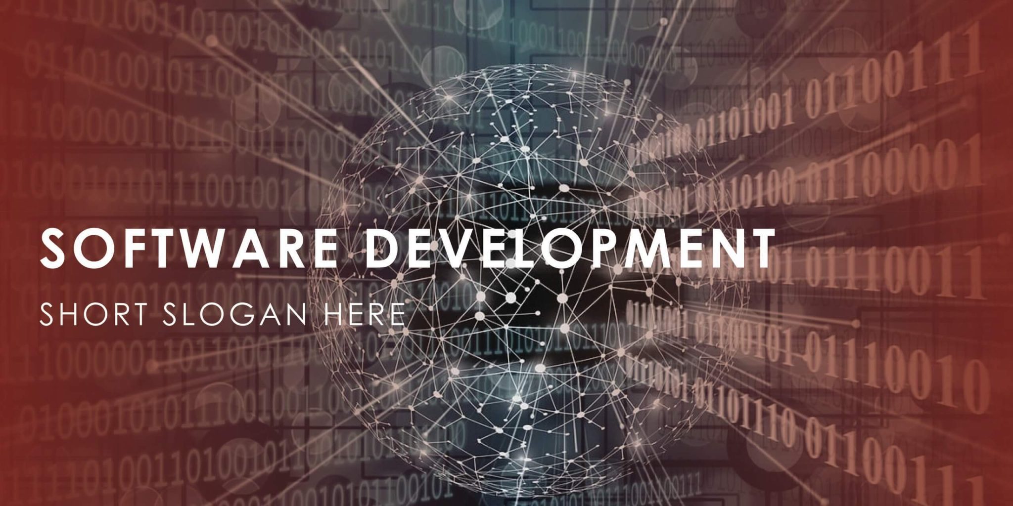 Capabilities Header_Software Development_Software Development Software development with binary code background.
